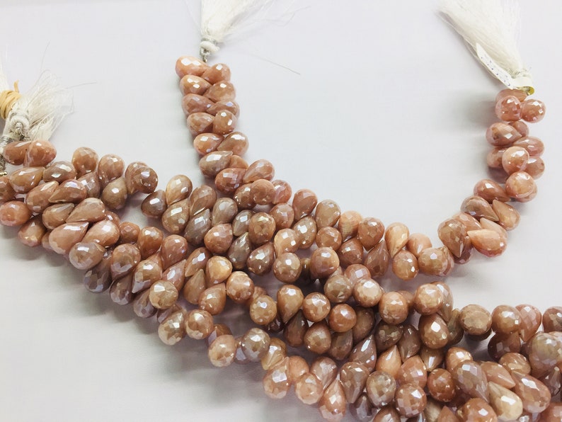 Peach Mystic Moonstone Faceted