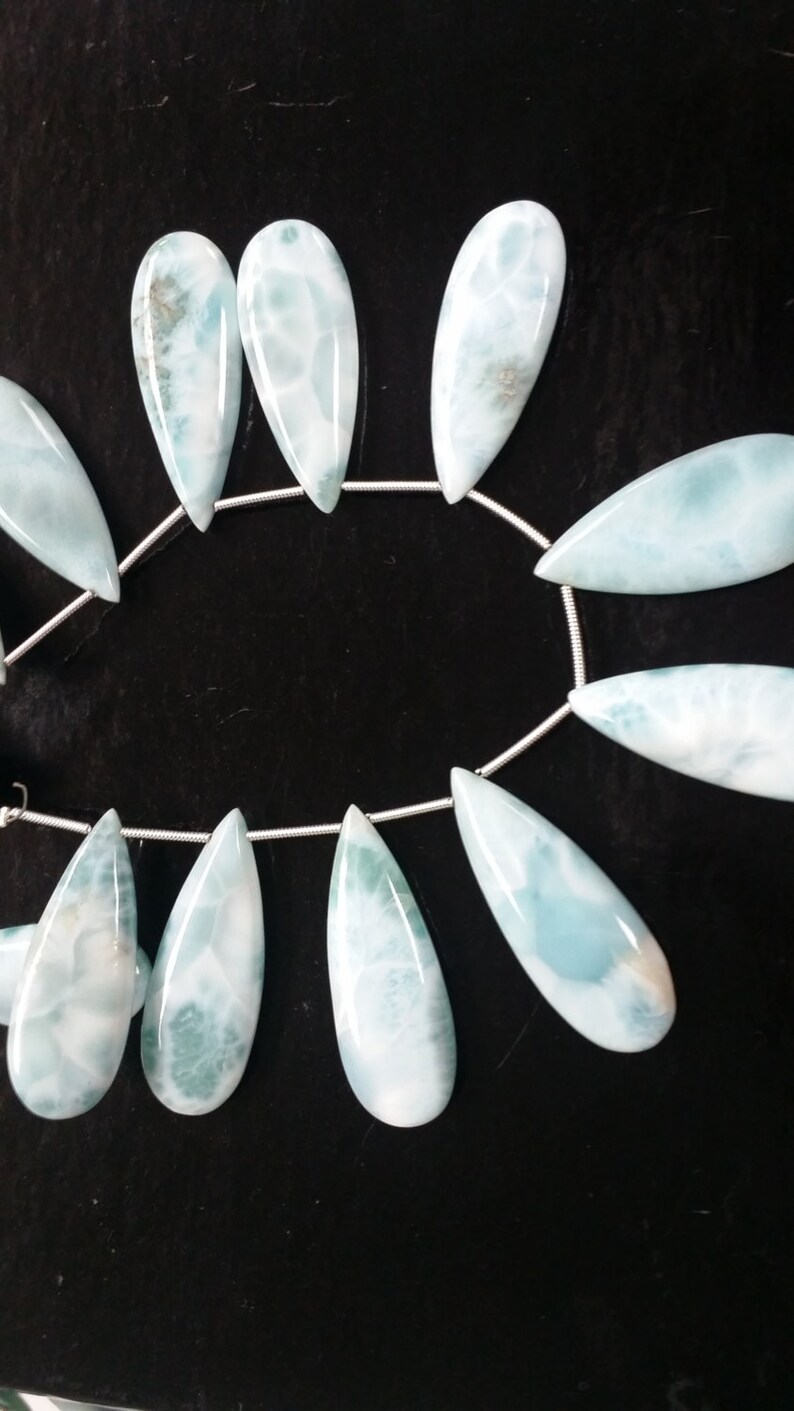 Beautiful Natural Larimar Pears