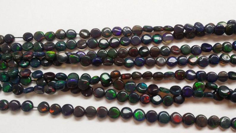 Black Opal Coins Natural