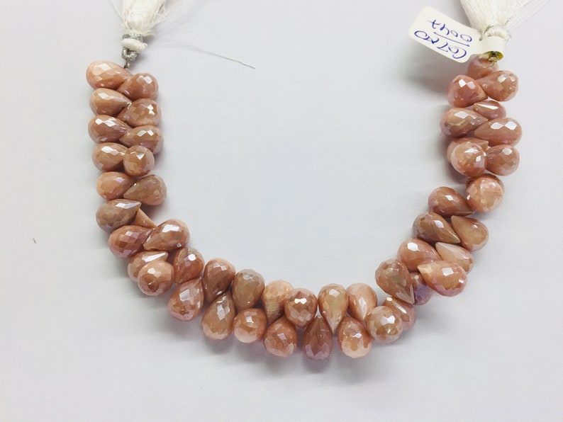 Peach Mystic Moonstone Faceted