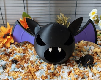 Small animal bat hide - Halloween cage accessory