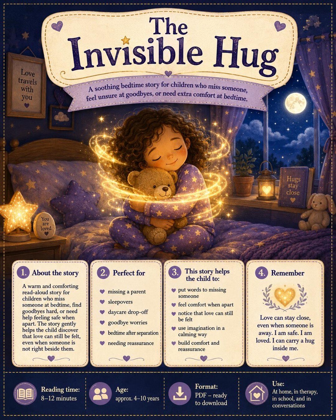 The Invisible Hug Bedtime Story for Children (digital Download) - Etsy