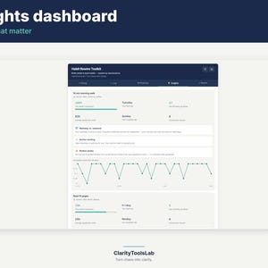 ADHD Habit Tracker Toolkit | Dopamine Menu, Habit Stacking Planner imagen 8
