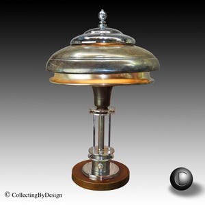 Iconic MARKEL Streamline Modernist Art Deco Desk Lamp c.1936  RESTORED
