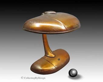 Faries "Circlarc" Futurist Machine Age Desk Lamp c.1949