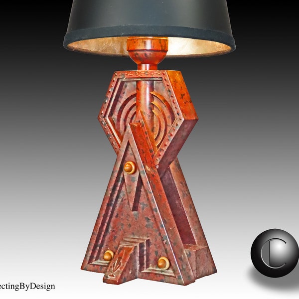 Vintage Machine Age Art Deco Bakelite Automaton Lamp c.1935  RESTORED