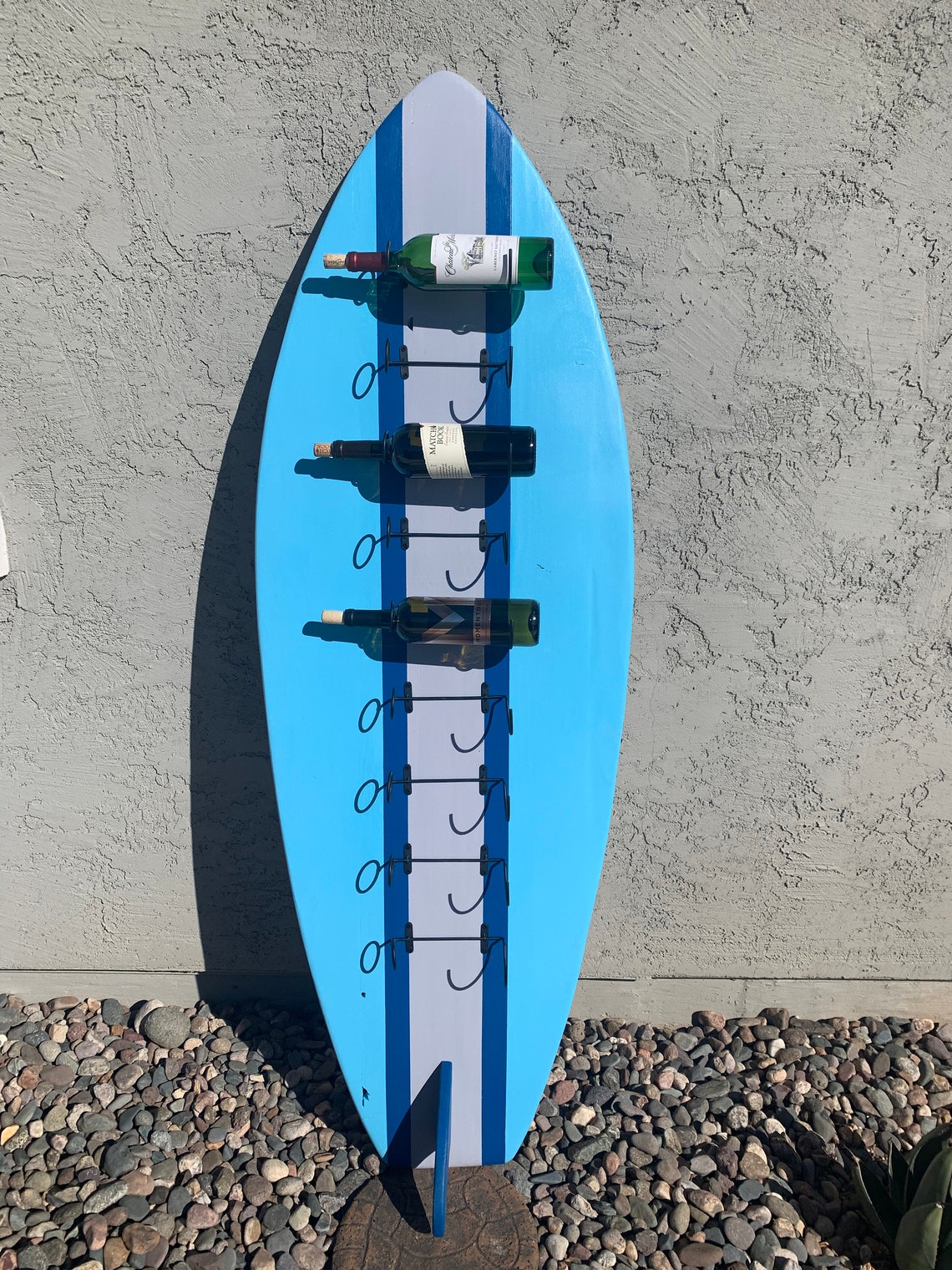 Custom Surfboard Wine Rack Etsy