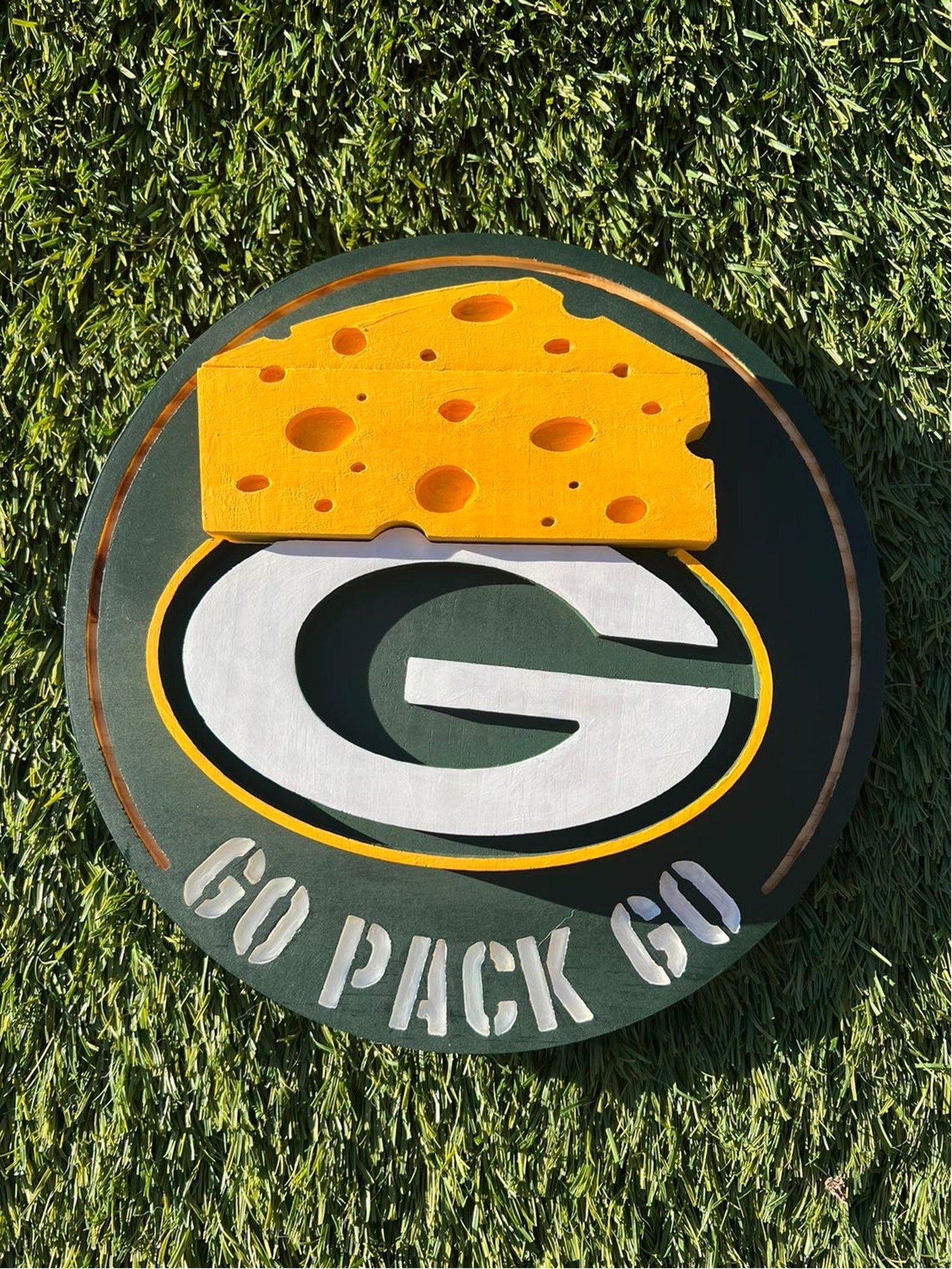 Go Pack Go Wooden Sign - Etsy