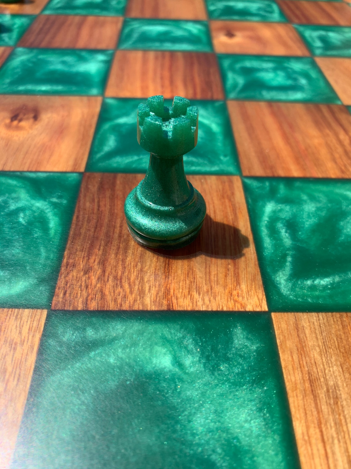 Custom Wood and Resin Chess Boards Etsy