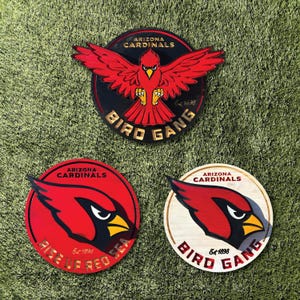 AZ Cardinals Wooden Sign