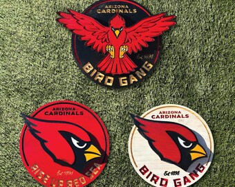 AZ Cardinals Wooden Sign