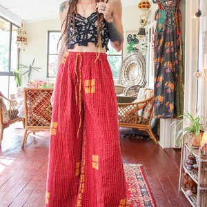 パンツ WONDER FULL LIFE KANTHA WRAP PANTS WONDER FULL LIFE KANTHA WRAP PANTS