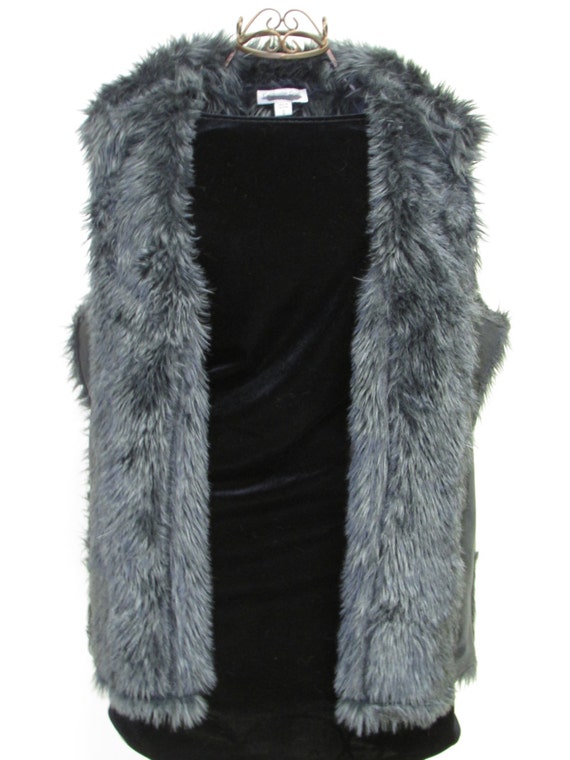 Coldwater creek faux fur vest hotsell