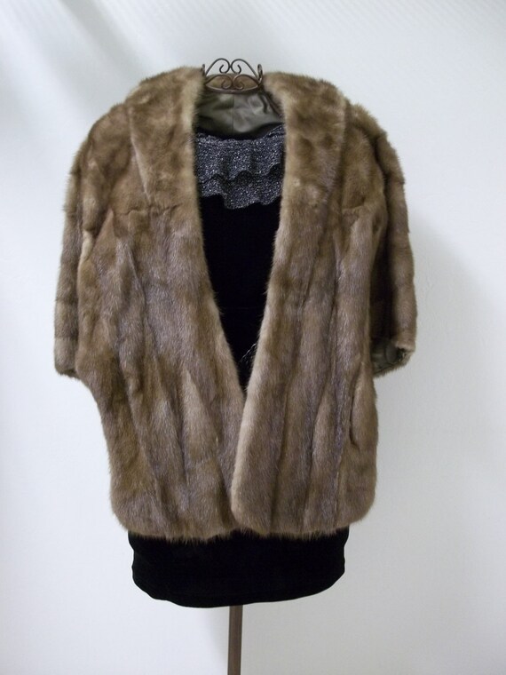 Extremely Soft Brown Mink Stole PERFECT FOR BRIDE… - image 4