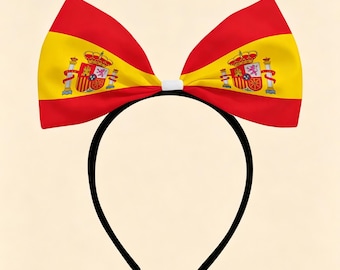 2026 World Cup Fan Headband, Soccer Bow Headband, Football Party Accessory, Fan Cheer Prop, Canada Mexico USA, World Cup 2026 Gear