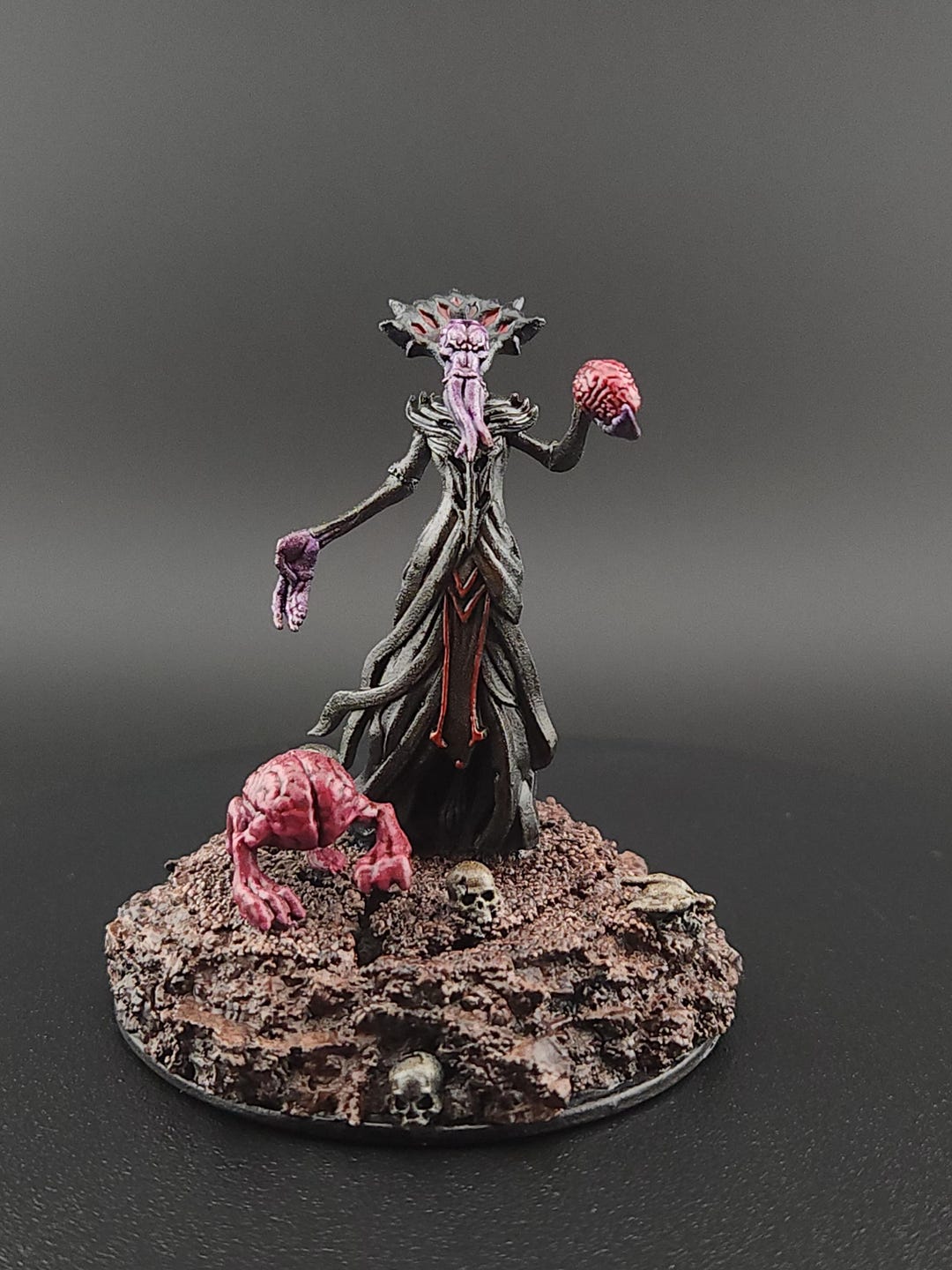 Mind Flayer & Intellect Devourer Miniature – Hand Painted Dnd Mini Set ...