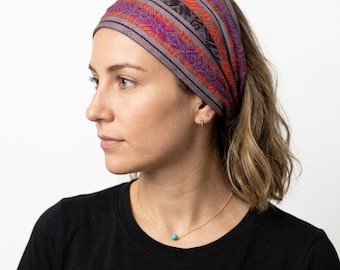 Headband, Wide Yoga Hair Wrap, Non-Slip Cotton Blend