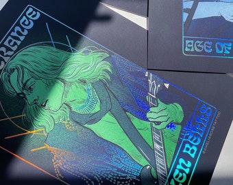 Greta Van Fleet Holographic Artist Tarot Prints