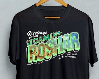 Greetings From Stormin' Roshar - Cosmere Stormlight Archive Unisex Tee