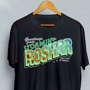 Greetings From Stormin' Roshar - Cosmere Stormlight Archive Unisex Tee