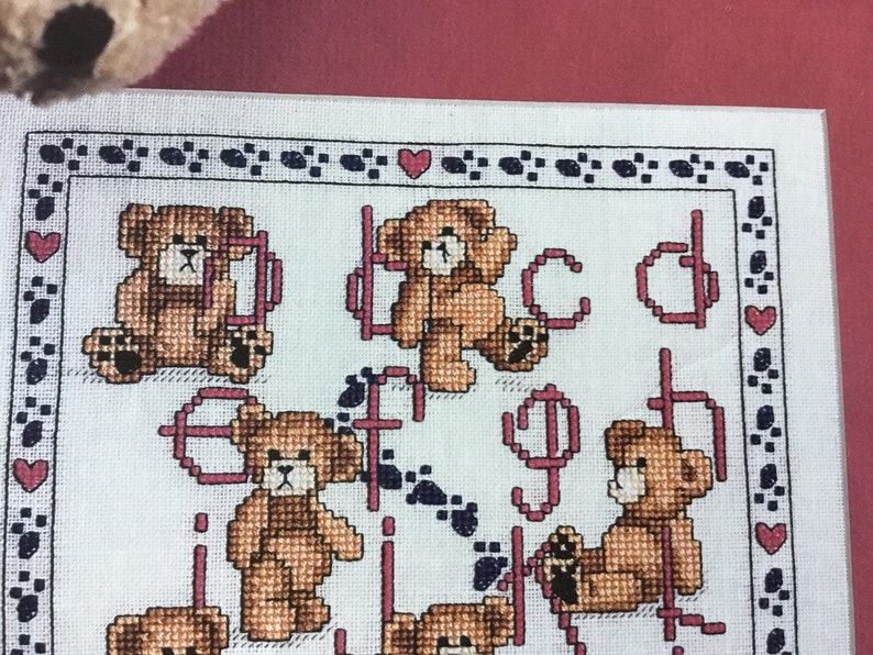 Cross Stitch Pattern Only TEDDY BEAR ALPHABET