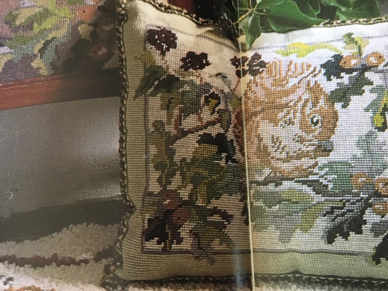 CUSHION SQUIRREL Needlepoint Pattern Only.