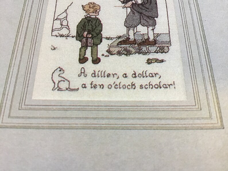 TEN OCLOCK SCHOLAR Cross Stitch Pattern Only Etsy