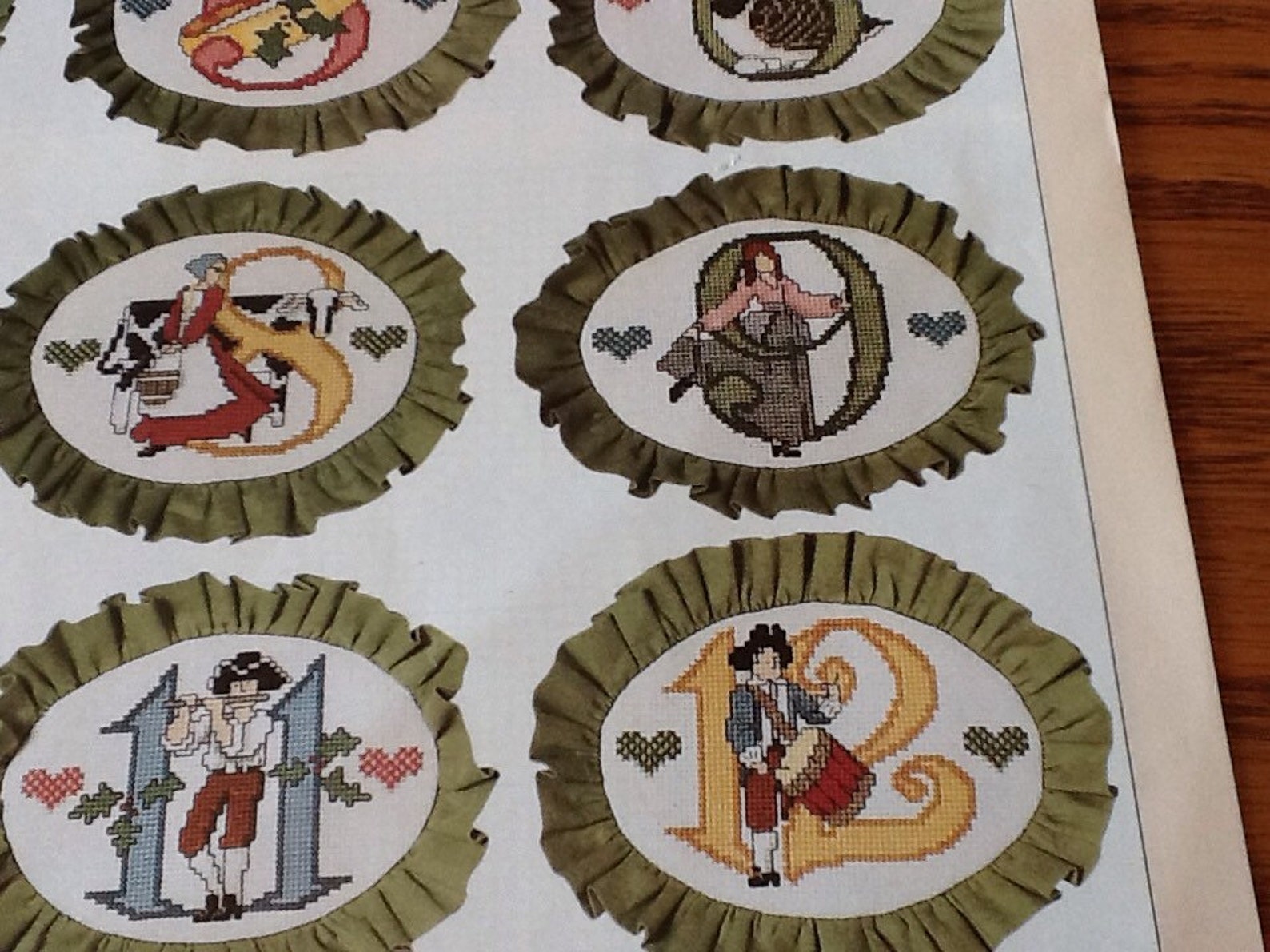 The Twelve Days of Christmas cross stitch pattern only Etsy