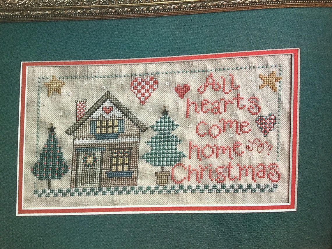 HOME FOR CHRISTMAS Cross Stitch Pattern Only - Etsy