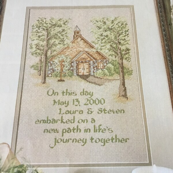 WOODLAND WEDDING CHAPEL - Cross Stitch Pattern Only