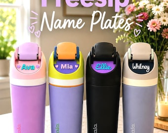 Custom Owala Water Bottle Name Plate Personalized