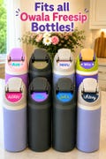 Custom Owala Freesip Name Plate | Personalized Water Bottle Cover