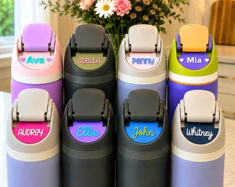Custom Owala Water Bottle Name Plate Personalized
