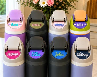 Custom Owala Water Bottle Name Plate Personalized