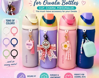 Owala Water Bottle Charm/Ear Buds/Keychain holder