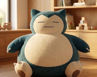 Giant Anime Bean Bag Pillow Cover with Zipper | Fill Your Own 30-200cm Plush Pouf | Gamer Room Decor | Toys For Boys