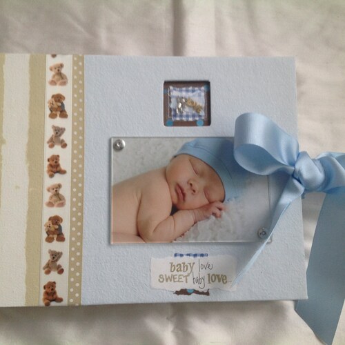 Baby Memory Book Baby Photo Album Baby Keepsake Book Baby Etsy