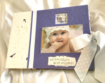 BABY Girl PERSONALIZED Memory BOOK, Years 0-5, scrapbook baby's progress, Baby Record, New Baby Gift, Christening gift, grandmothers gift