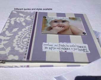 Baby memory book, Personalized, Years 0-5, grandmother gift, baby shower gift, journal baby’s growth, pregnancy notes