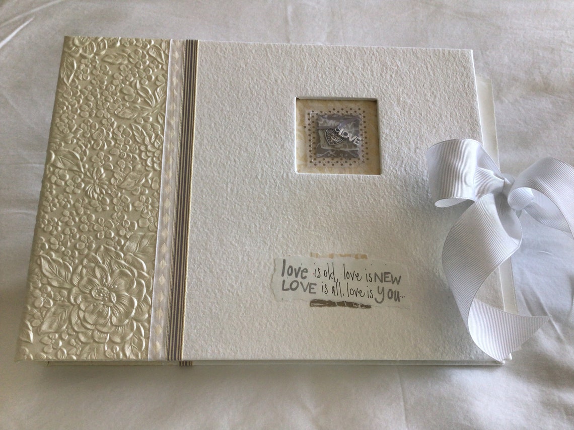 WEDDING BOOK Wedding Memory Book More Colors Love is Etsy