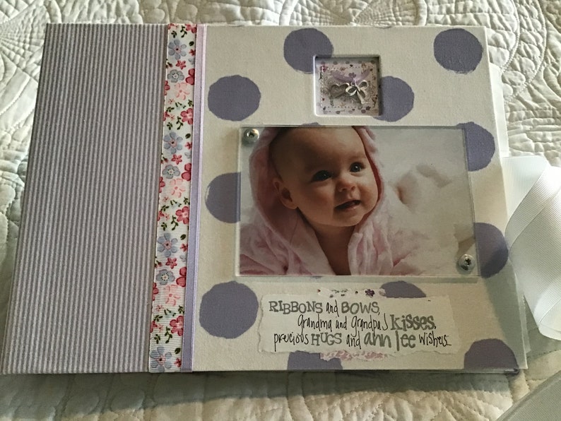 Custom BABY Girl Memory BOOK Years 05 Memory Book Baby Etsy
