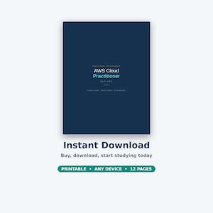 Guia de estudo para a certificação AWS Cloud Practitioner CLF-C02 | Preparação visual para o exame, flashcards (download em PDF)