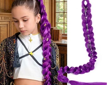 Rumi-Inspired Braided Hair Accessory – K-Pop Demon Hunter Style