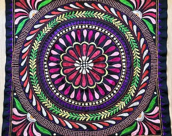 Textile Art, Tapestry, Banjara wall hanging, Décor, Set Décor, Chakdo, Backdrop, Embroidery Art, Upcycled textile Home Decor, Sustainable