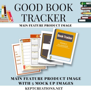 Book Tracker | Tracker | Printable | Weekly Calendar | Favorite Books | Book Quotes