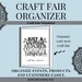 Craft Fair Organizer Planner Tracker Checklist Journal Yearly Events ...