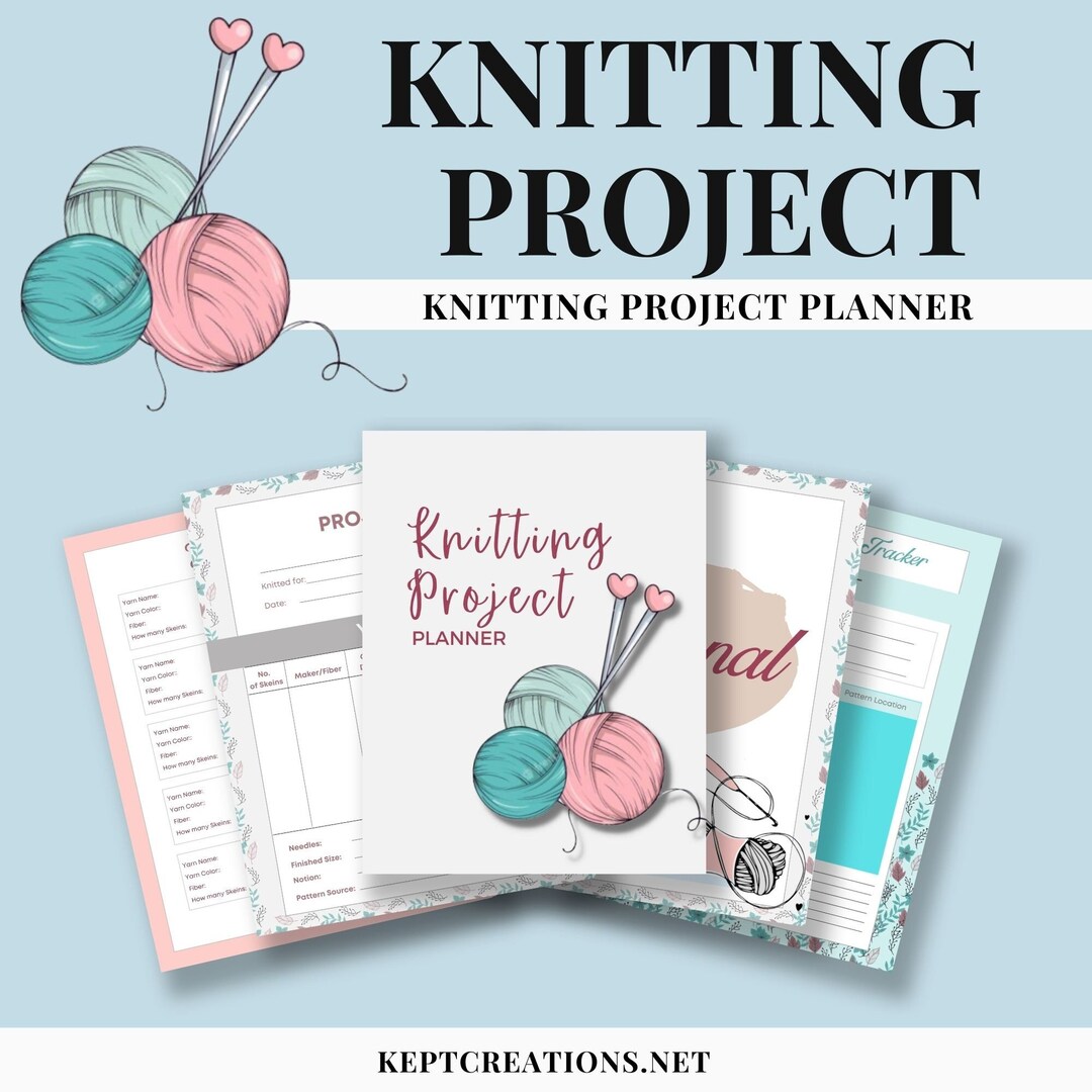 Knitting Project Planner | Handmade Gift Tracker | Needle and Yarn ...
