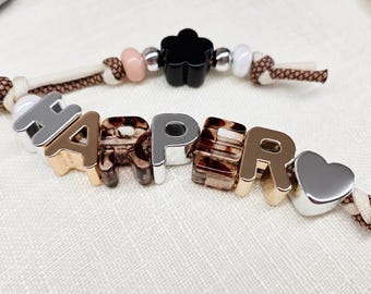 Personalized Name Keychain, Leopard Paracord Keychain, Custom Bag Charm, Neutral Keychain for Women