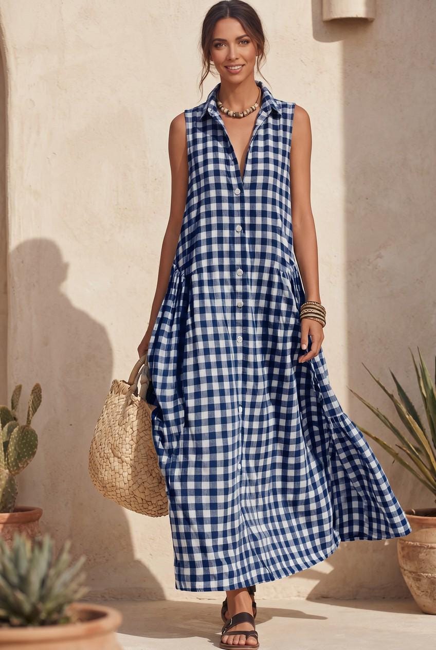 navy blue floral bridesmaid dress Prints Round Neck Sleeveless Long Dresses – AlineBridal Customizable in 40+ colors under30 KoKo Powder Blue Confirmation Color:Orange*