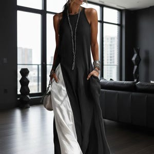 summer dress with string front Long Order the Bohemian Print V White Draw String Dress -